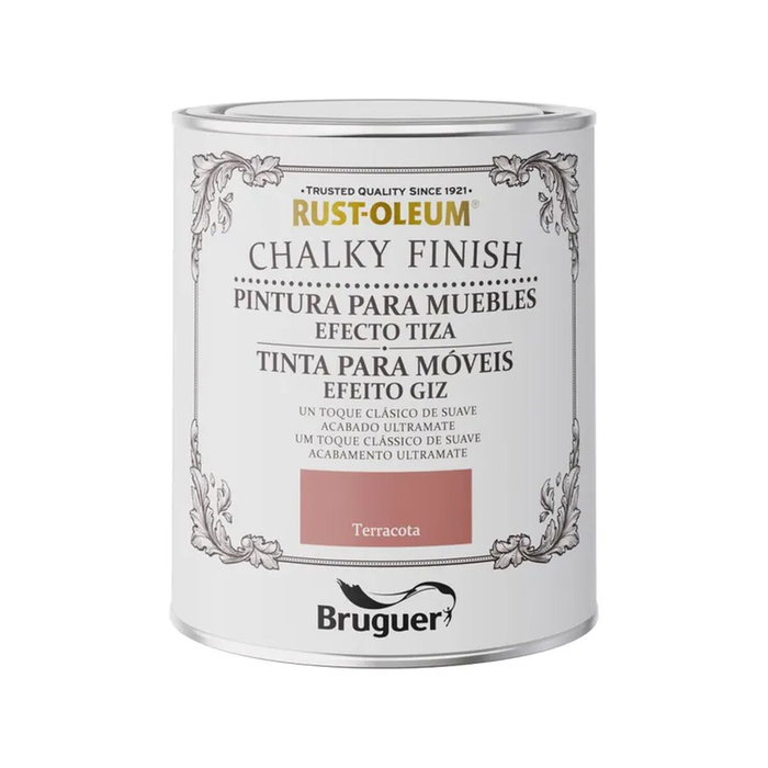 Bruguer Rust-oleum chalky finish muebles terracota 750 ml