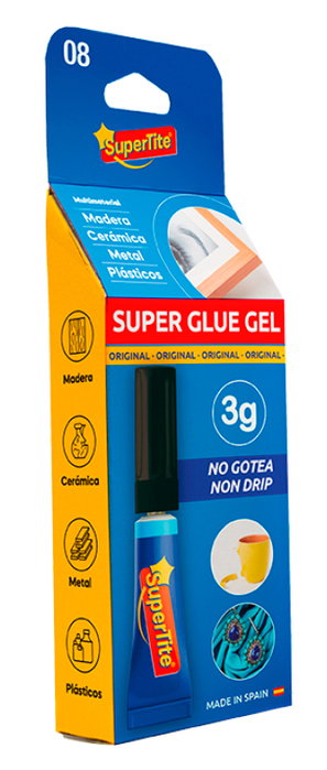 Supertite Adhesivo Instantáneo Gel 3 g Supertite Adhesivo Instantáneo Gel 3 g