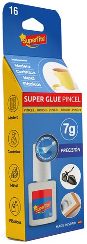 Supertite Adhesivo instantáneo con pincel 7 g Supertite Adhesivo instantáneo con pincel 7 g