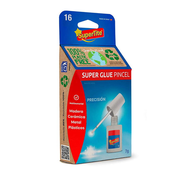 Supertite Adhesivo instantáneo con pincel 7 g Supertite Adhesivo instantáneo con pincel 7 g