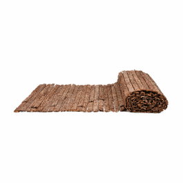 Faura Corteza de abeto natural marrón simple cara 1 x 3 m