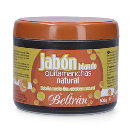 Beltran Quitamanchas Jabón Blando Natural 500 g con Aceites Vegetales, Sin Perfume ni Colorantes