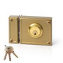 Jis Cerradura de sobreponer modelo 11-10i color dorado mano izquierda