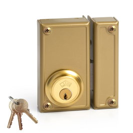 Jis Cerradura de sobreponer modelo 33-6d, mano derecha, color dorado