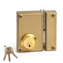 Jis Cerradura de sobreponer solo llave 33-7d derecha 70mm 3 llaves
