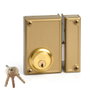 Jis Cerradura de sobreponer 33-7d mano derecha dorado