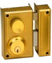 Jis Cerradura de sobreponer modelo 34-7d, mano derecha, dorado