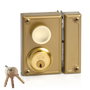 Jis Cerradura de sobreponer modelo 34-7d, mano derecha, dorado