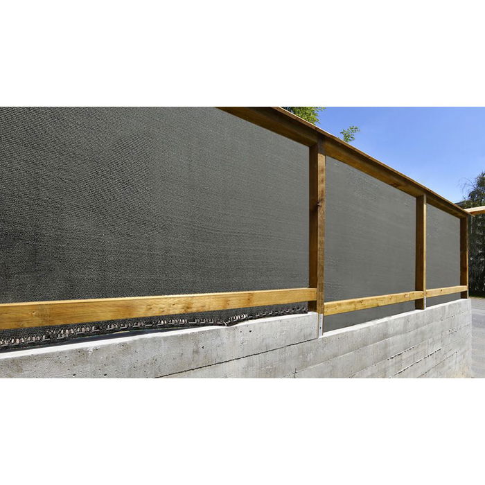 Fun And Go Malla de ocultación Premium antracita 2x5m 230g/m²