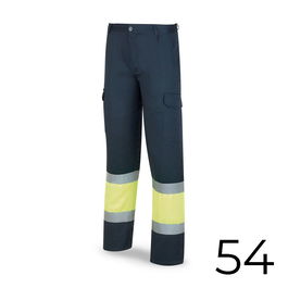 Pantalones de seguridad 388pfxyfa Amarillo Azul marino Alta visibilidad