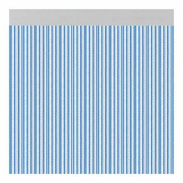 Acudam Cortina Puerta Brescia Azul 90 x 210 cm Anti-Insectos Tiras PVC