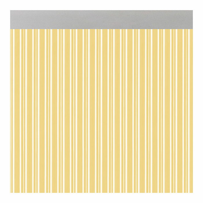 Acudam Cortina para puerta Ferrara transparente color miel 90 x 210 cm