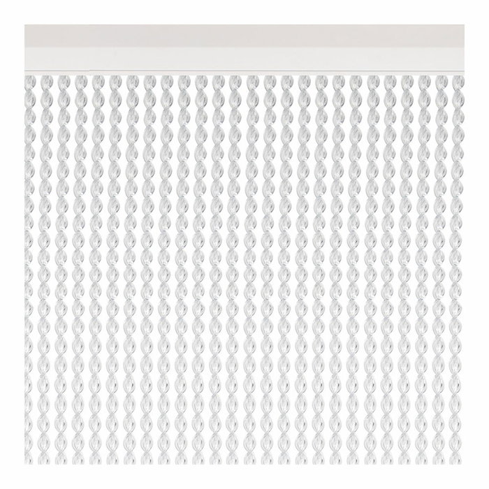 Acudam Cortina para puerta modelo Malta color cristal 90 x 210 cm