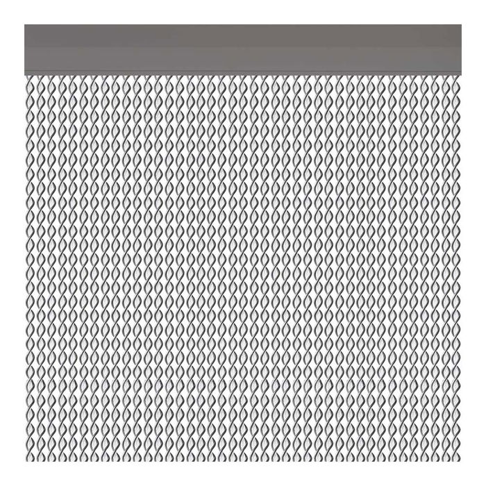 Cortina para puerta modelo "cadaques" color plata 90x210cm m63125 acudam Cortina para puerta modelo "cadaques" color plata 90x210cm m63125 acudam