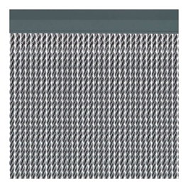 Acudam Cortina para puerta Manacor Plata 90 x 210 cm