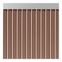 Acudam Cortina Puerta Cinta S-350 Marrón 90 x 210 cm Anti-Insectos PVC