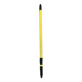 Faura Mango Extensible para Cepillo de Barrer Césped 28051 0.80m - 1.40m Amarillo Metal