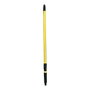 Faura Mango Extensible para Cepillo de Barrer Césped 28051 0.80m - 1.40m Amarillo Metal