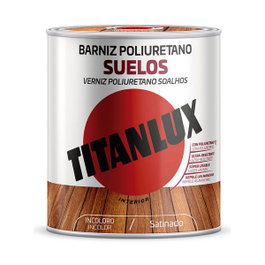 Titan Barniz poliuretano suelos incoloro satinado 750 ml