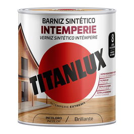 Titan M14100004 Barniz Sintético Intemperie Incoloro Brillante 4L Exterior