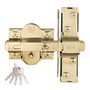 Cerradura Antibumping 946 RP / 80UVE Dorado Cilindro 50mm