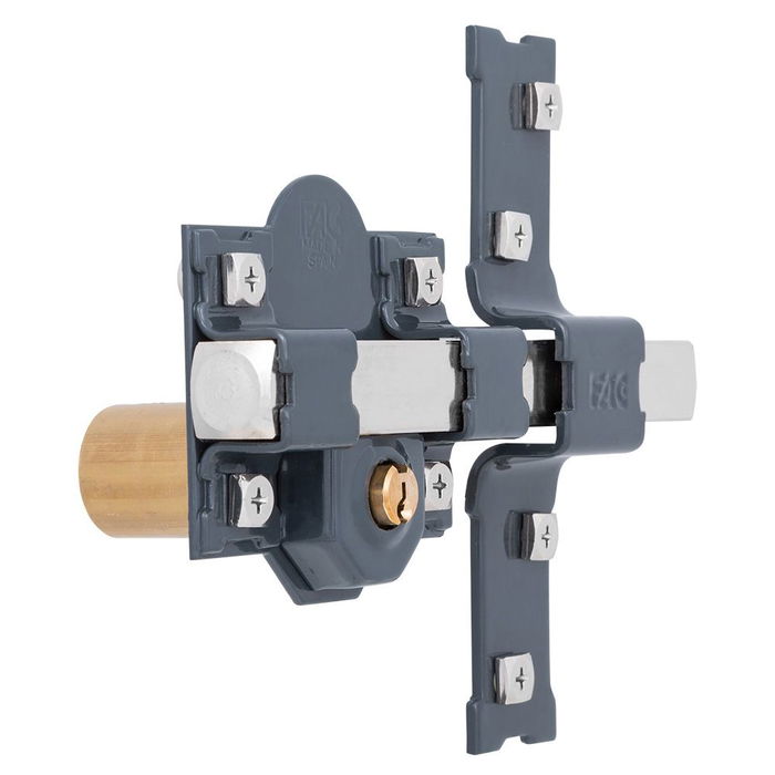 Fac Cerrojo Seguridad 201-l/80 Pintado F01189 con 3 Llaves de Serreta