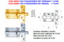 Fac Pasador 300-p/87 Dorado F12102
