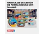 Tesa Tesapack Paper Standard Cinta de Embalaje de Papel Marrón 50 m x 50 mm