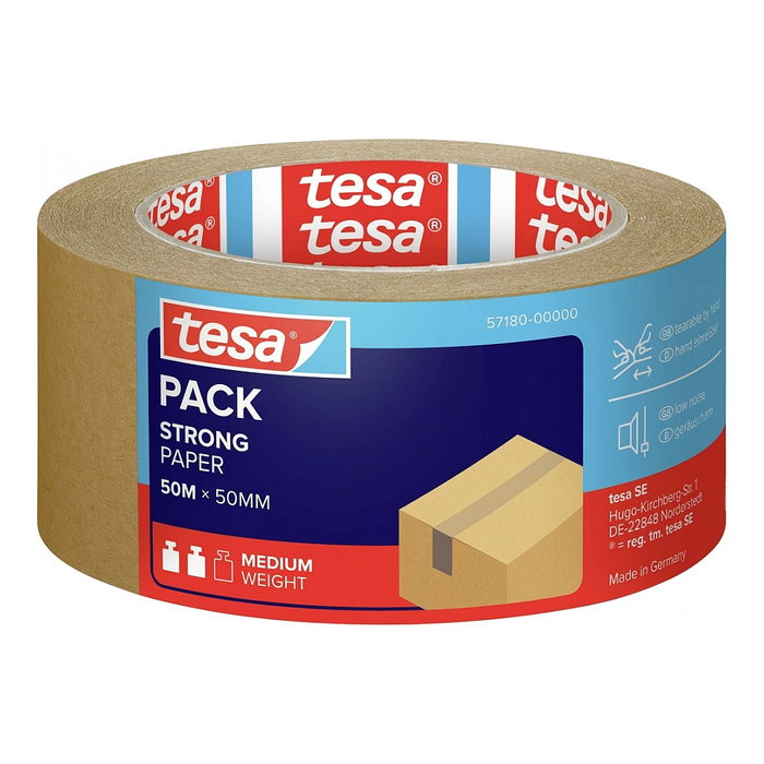 Tesa Tesapack Cinta de Embalaje de Papel Ecológico 50 mm x 50 m