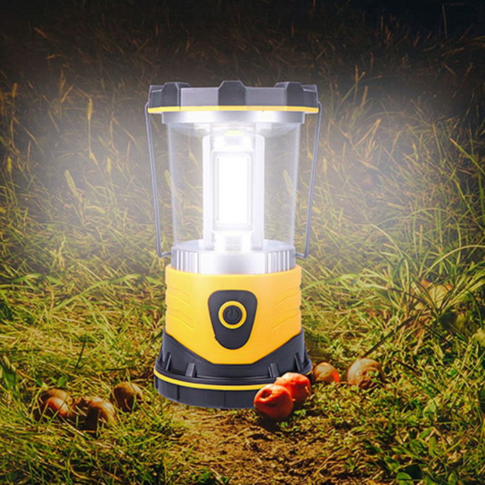 Edm Farol de Camping LED River Trek 9W 1200lm Luz Fría 7500K Funciona con 4 Pilas D/LR20 Resistente IP44 con Gancho y Asa Edm Farol de Camping LED River Trek 9W 1200lm Luz Fría 7500K Funciona con 4 Pilas D/LR20 Resistente IP44 con Gancho y Asa