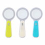Lupa con luz LED colores surtidos ø6,5 x 1 x 14,5 cm