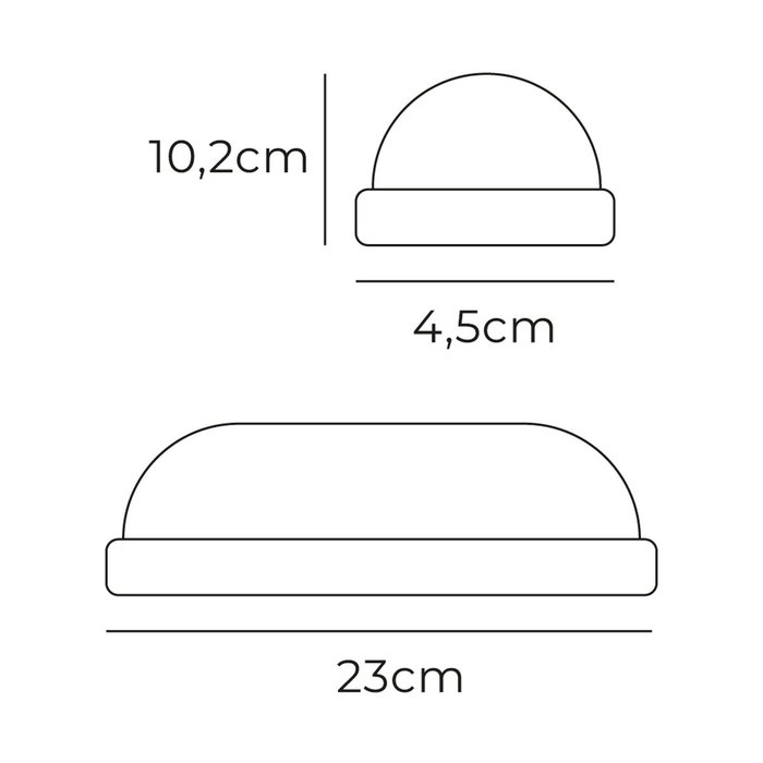 Edm Aplique LED Oval Blanco 18 W 1820 lm 6400 K Edm Aplique LED Oval Blanco 18 W 1820 lm 6400 K