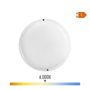 Edm Aplique LED redondo 18W 1820 lm 4000K Blanco