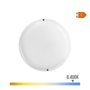 Edm Aplique LED redondo 18 W luz fría 6400 K blanco