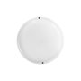 Edm Aplique LED redondo 18 W luz fría 6400 K blanco