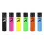 Clipper Encendedor Jet Flame Llama Antiviento Shiny Colores Surtidos