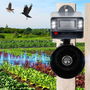 Weitech Ahuyentador Sonoro de Pájaros con Flash para Exterior con Detector de Movimiento