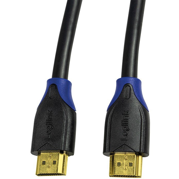 LogiLink Cable HDMI 2.0 con Ethernet de 10m, 4K2K/60Hz, Negro