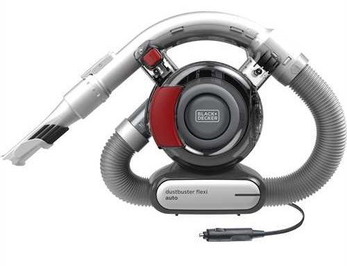 Black+Decker PD-1200-AV Flexi Vac Aspirador de Coche 12V con Tubo Flexible