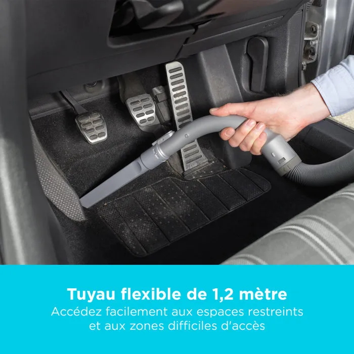 Black+Decker PD-1200-AV Flexi Vac Aspirador de Coche 12V con Tubo Flexible