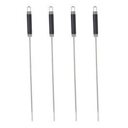 Bbq Collection Brochetas Barbacoa Acero Inoxidable Largo 46.5 cm, 4 unidades