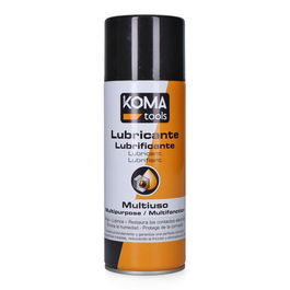 Koma Tools Lubricante Multiusos Spray 400 ml - Afloja, Lubrica, Limpia Contactos Eléctricos, Elimina Humedad y Corrosión