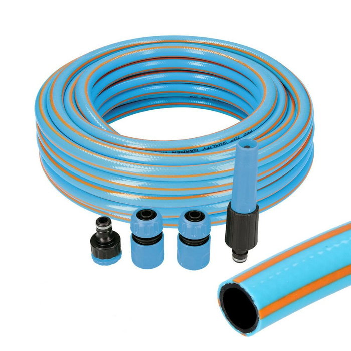 Edm Kit manguera de jardín pro de 15 m, 5/8 pulg, ø15 mm Edm Kit manguera de jardín pro de 15 m, 5/8 pulg, ø15 mm