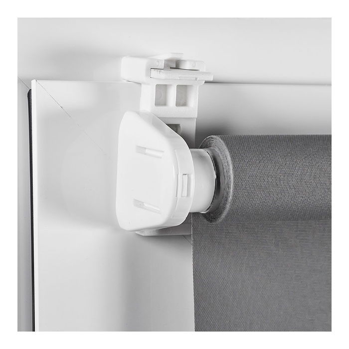 Cintacor - Stor Planet Estor enrollable Clip & Fix gris asfalto 90 x 180 cm