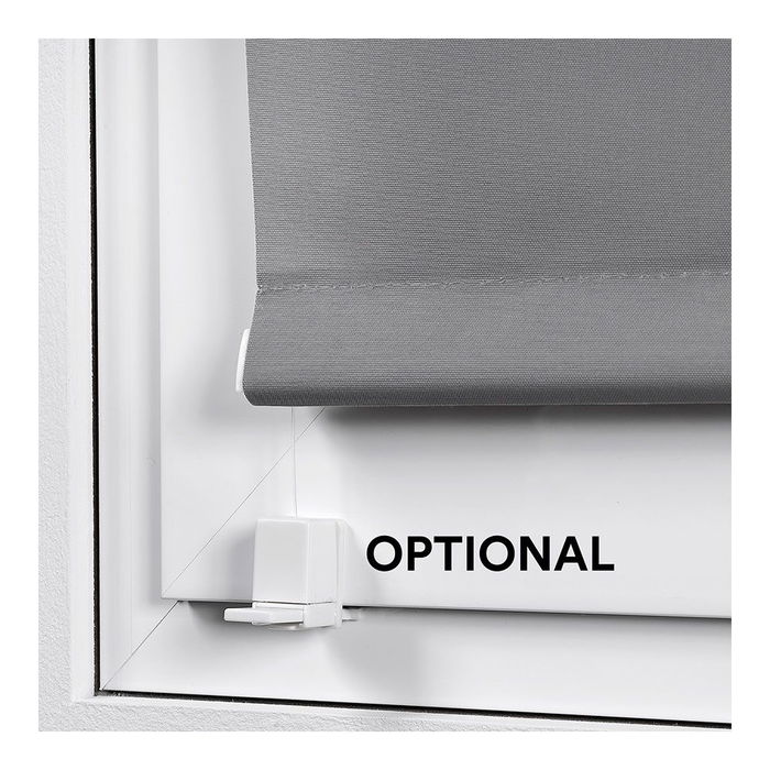 Cintacor - Stor Planet Estor enrollable Clip & fix gris asfalto 150 x 180 cm