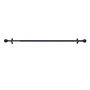 Cintacor Portavisillos Extensible Deco Esfera Negro 120 - 215 cm