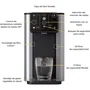 LAICA STAUR001 Dispensador Enfriador de Agua con Filtro, Agua Fría y Caliente, 3.8L, Negro/Acero, para Grifo