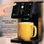 LAICA STAUR001 Dispensador Enfriador de Agua con Filtro, Agua Fría y Caliente, 3.8L, Negro/Acero, para Grifo