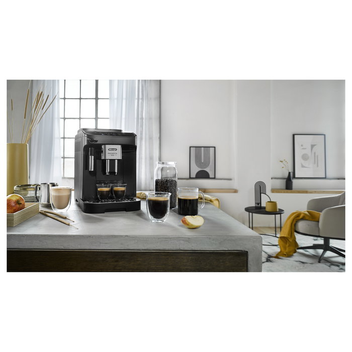 DeLonghi Máquina de Café Magnifica Evo ECAM290.21.B Automática 15 bar, 1.8L, Molinillo Integrado, para Granos, 1450W, Negro