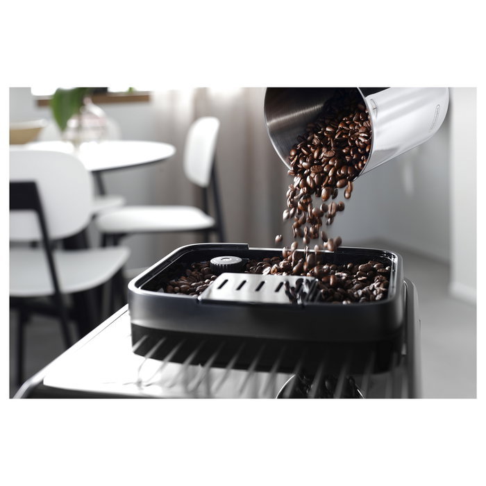DeLonghi Máquina de Café Magnifica Evo ECAM290.21.B Automática 15 bar, 1.8L, Molinillo Integrado, para Granos, 1450W, Negro